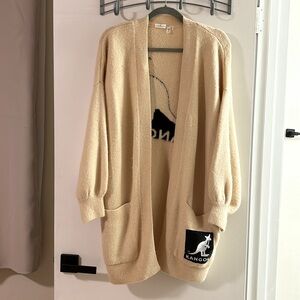 Kangol x HM long cardigan